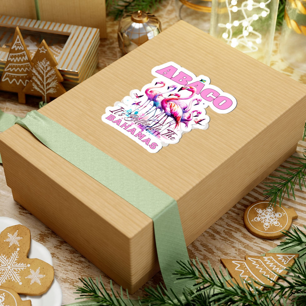 Thumbnail: Bahamas Souvenir Gift : Abaco Bahamas Flamingo Bahamas Sticker
