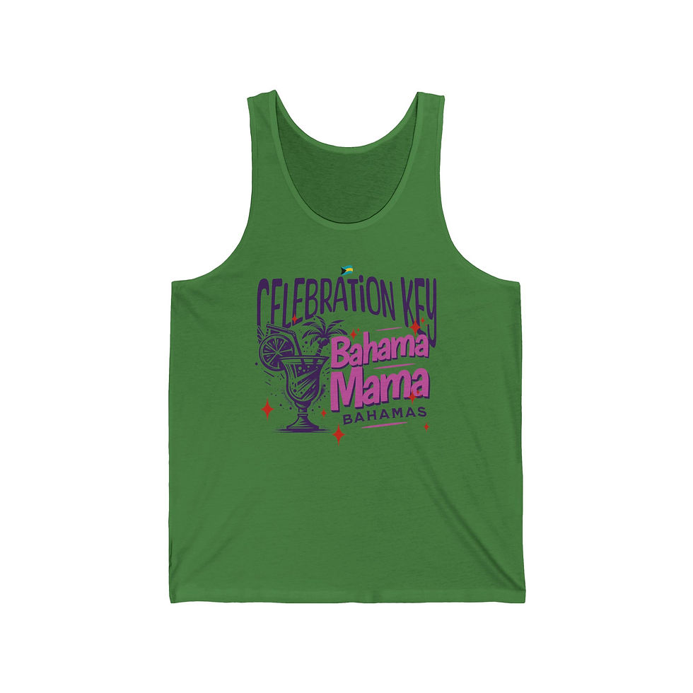 Thumbnail: Bahamas Souvenir Gift Celebration Key Bahama Mama Unisex Bahamas Tank Top