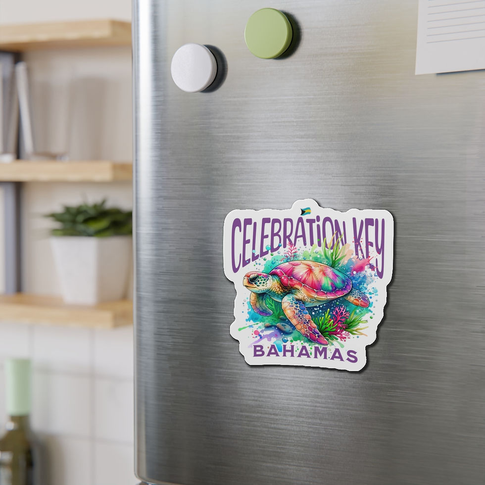Thumbnail: Bahamas Souvenir Gift : Celebration Key Bahamas Sea Turtle Bahamas Magnet