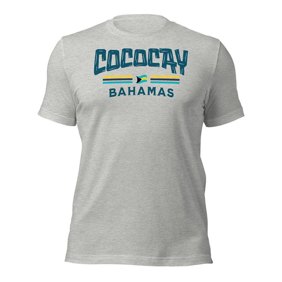 Thumbnail: Bahamas Souvenir Gift : CocoCay Bahamas Flag Unisex Bahamas Shirt