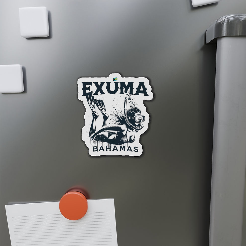 Thumbnail: Bahamas Souvenir Gift : Exuma Bahamas Snorkeling Bahamas Magnet