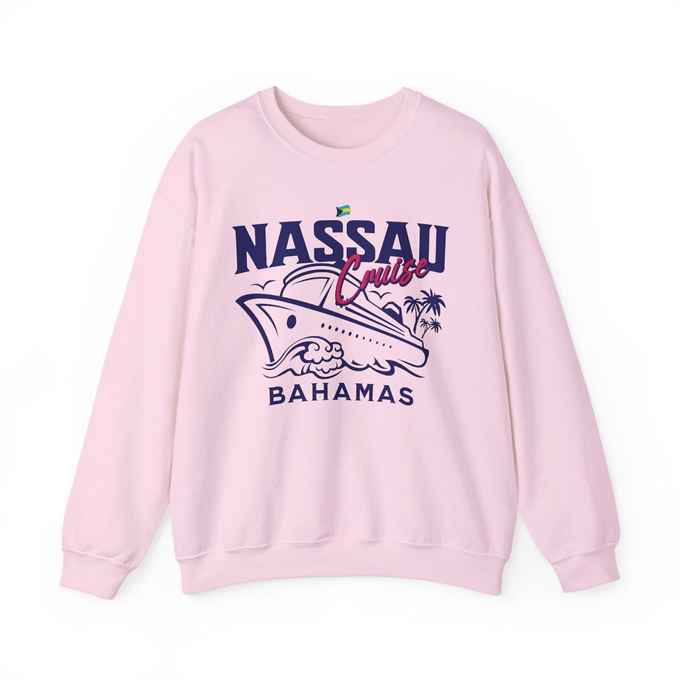 Thumbnail: Bahamas Souvenir Gift : Nassau Bahamas Cruise Unisex Bahamas Sweatshirt