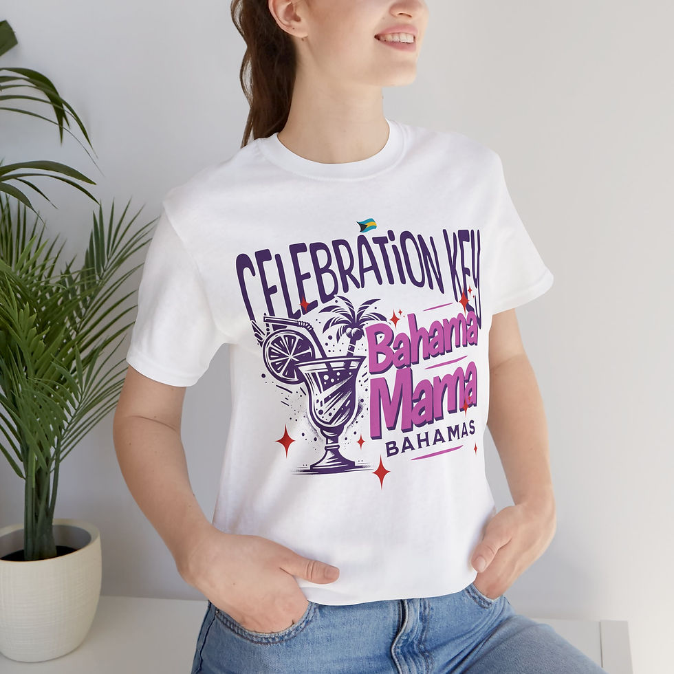 Thumbnail: Bahamas Souvenir Gift : Celebration Key Bahamas Bahama Mama Unisex Bahamas Shirt