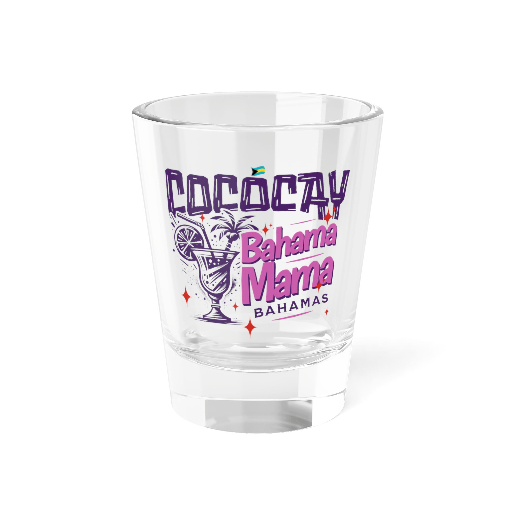 Bahamas Souvenir Gift : CocoCay Bahamas Bahama Mama Bahamas Shot Glass