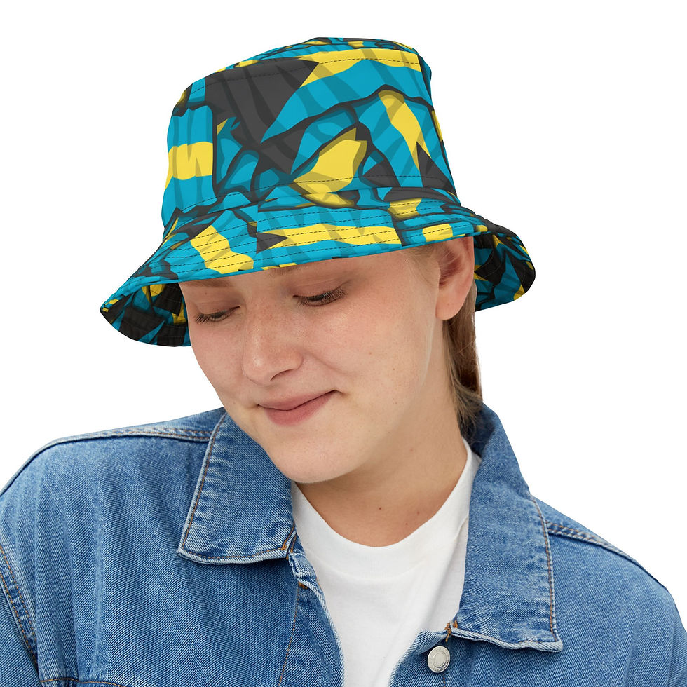 Thumbnail: Bahamas Flag : Bahamas Independence : Bahamas Bucket Hat : Bahamas Souvenir Gift