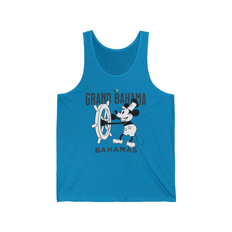 Thumbnail: Bahamas Souvenir Gift : Grand Bahama Bahamas Unisex Bahamas Tank Top