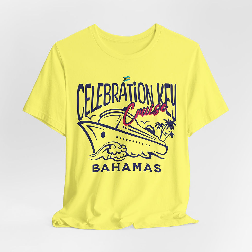 Thumbnail: Bahamas Souvenir Gift : Celebration Key Bahamas Cruise Unisex Bahamas Shirt