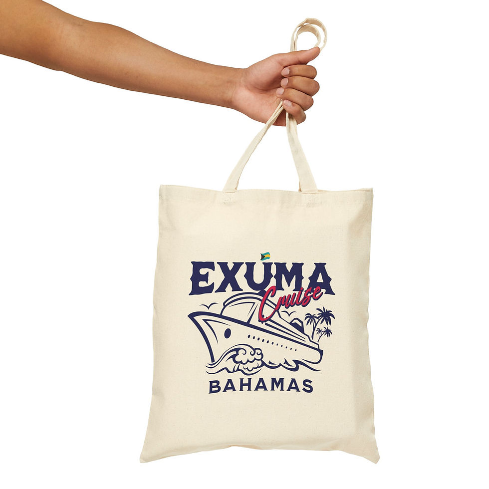 Thumbnail: Bahamas Souvenir Gift : Exuma Bahamas Cruise Bahamas Tote Bag