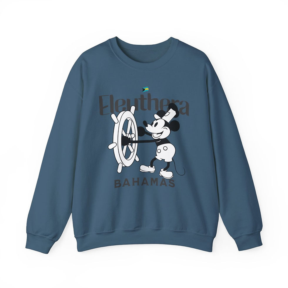 Thumbnail: Bahamas Souvenir Gift : Eleuthera Bahamas Unisex Bahamas Sweatshirt