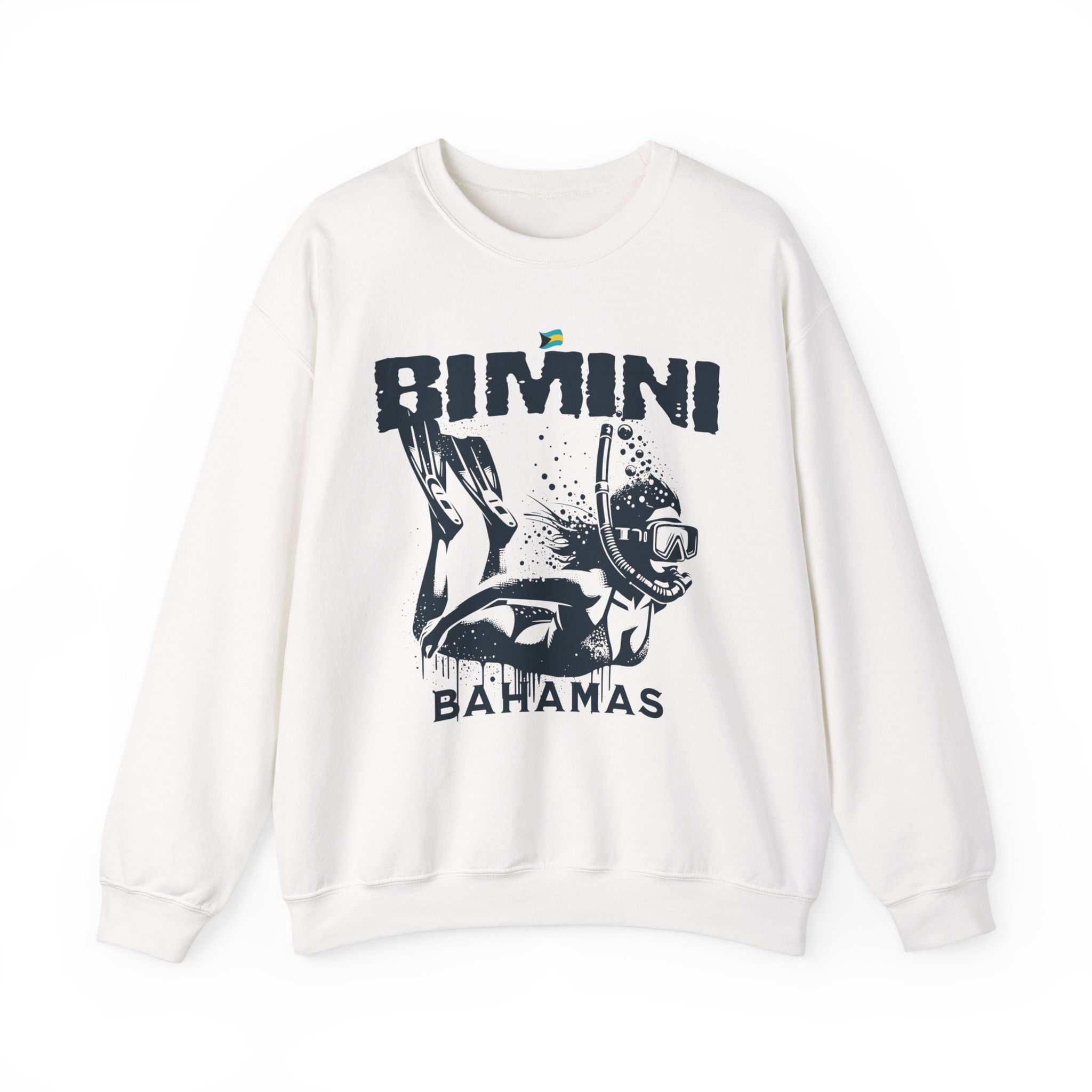 Bahamas Souvenir Gift : Bimini Bahamas Snorkeling Unisex Bahamas Sweatshirt