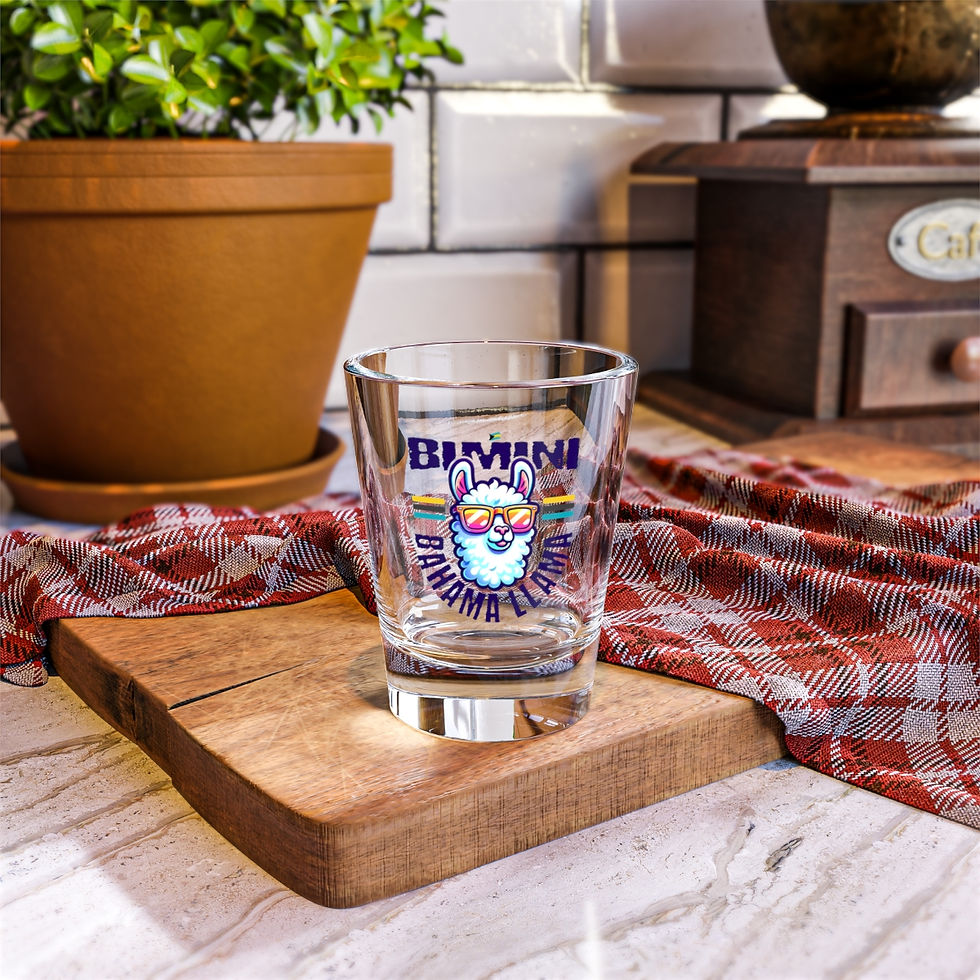 Thumbnail: Bahamas Souvenir Gift : Bimini Bahamas Bahama Llama Bahamas Shot Glass