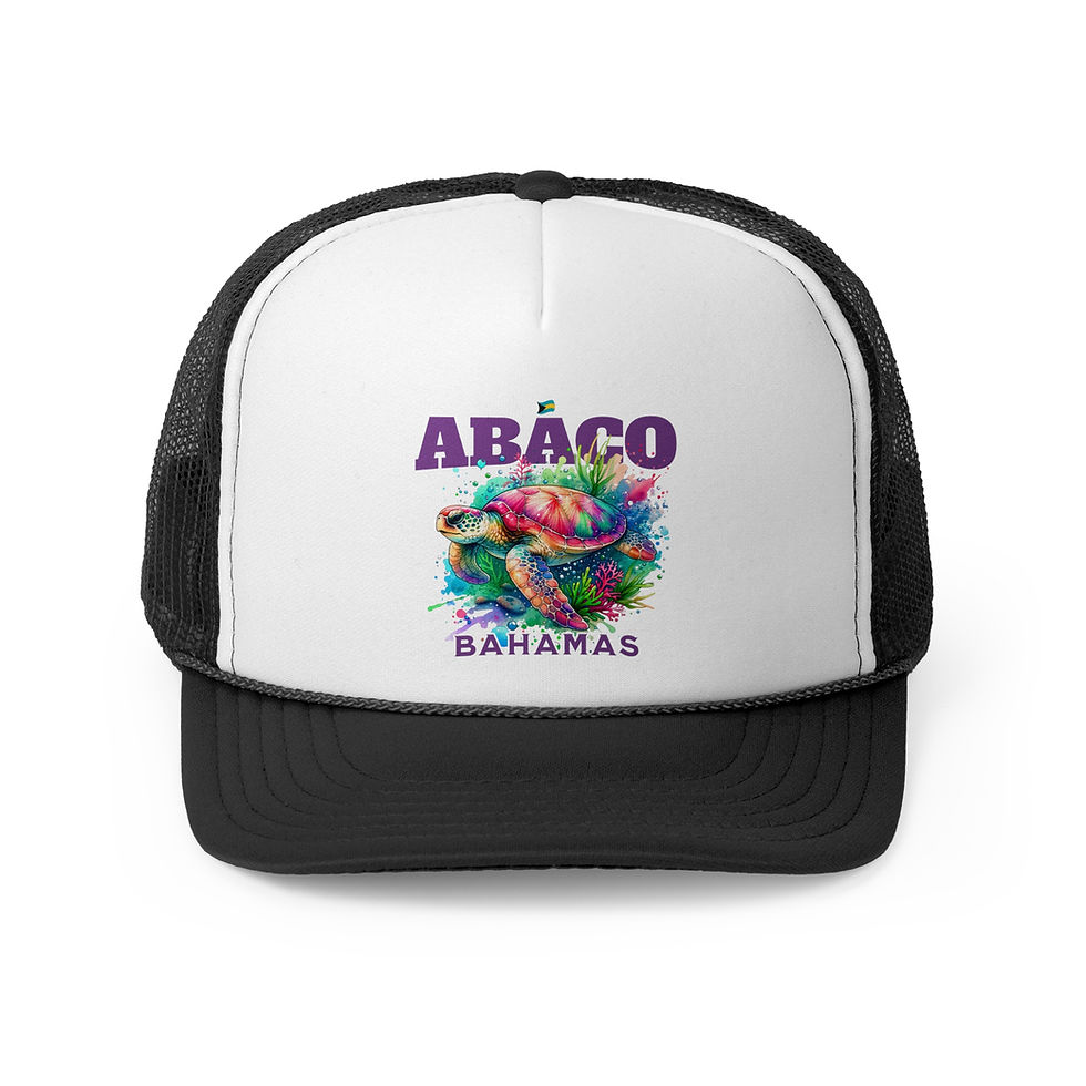 Thumbnail: Bahamas Souvenir Gift : Abaco Bahamas Sea Turtle Bahamas Hat