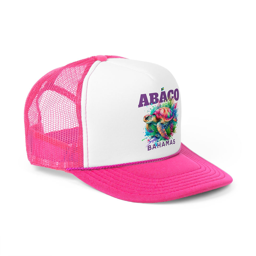 Thumbnail: Bahamas Souvenir Gift : Abaco Bahamas Sea Turtle Bahamas Hat