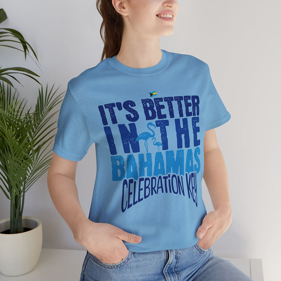 Thumbnail: Bahamas Souvenir Gift : Celebration Key Bahamas Cruise Unisex Bahamas Shirt