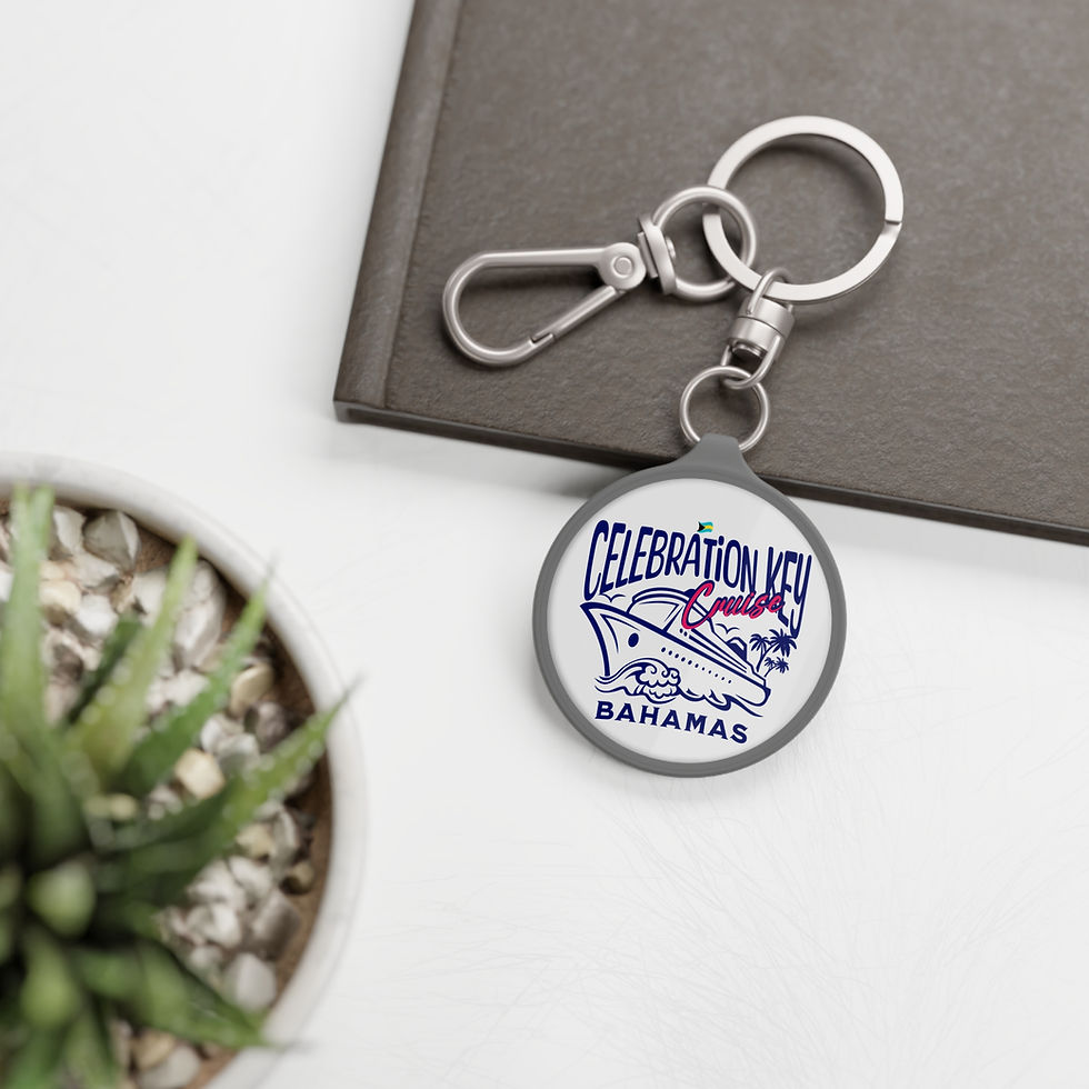Thumbnail: Bahamas Souvenir Gift : Celebration Key Bahamas Cruise Bahamas Keychain