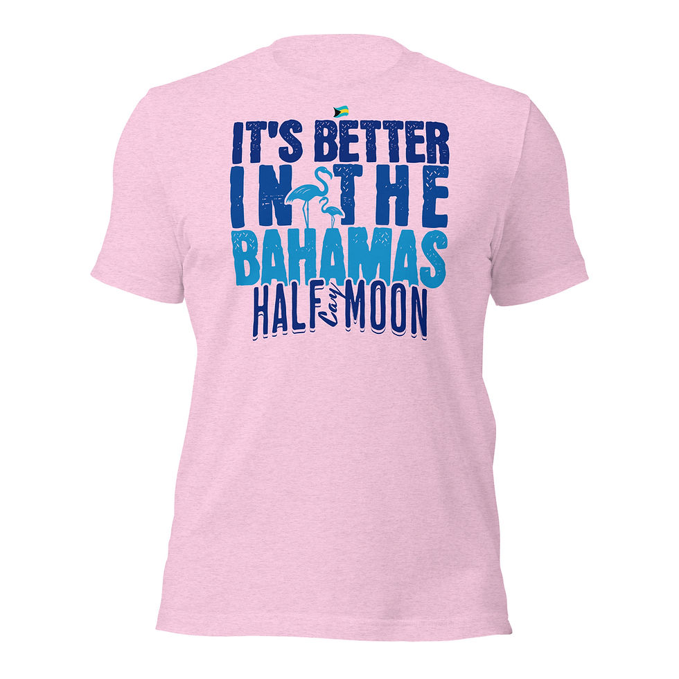 Thumbnail: Bahamas Souvenir Gift : Half Moon Cay Bahamas Cruise Unisex Bahamas Shirt