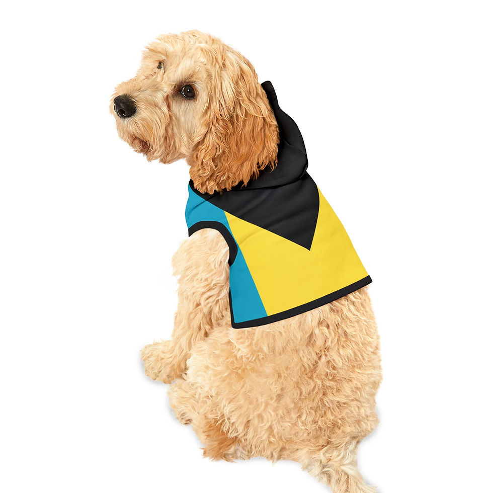 Thumbnail: Bahamas Flag : Bahamas Independence : Bahamas Dog Clothes Cat Pet Hoodie