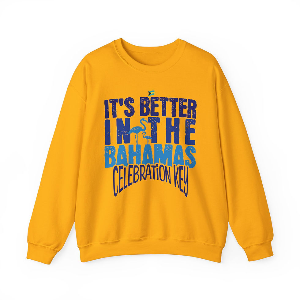 Thumbnail: Bahamas Souvenir Gift: Celebration Key Bahamas Cruise Unisex Bahamas Sweatshirt