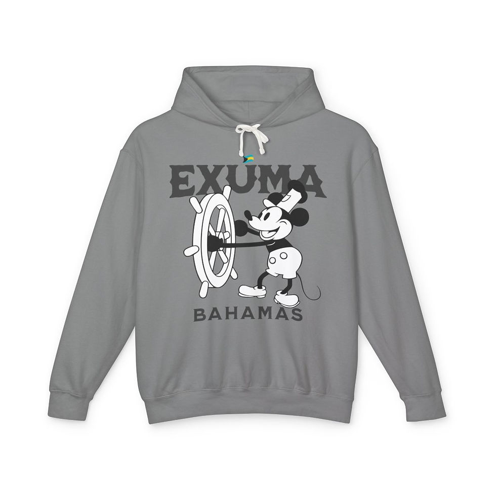 Thumbnail: Bahamas Souvenir Gift : Exuma Bahamas Unisex Bahamas Hoodie
