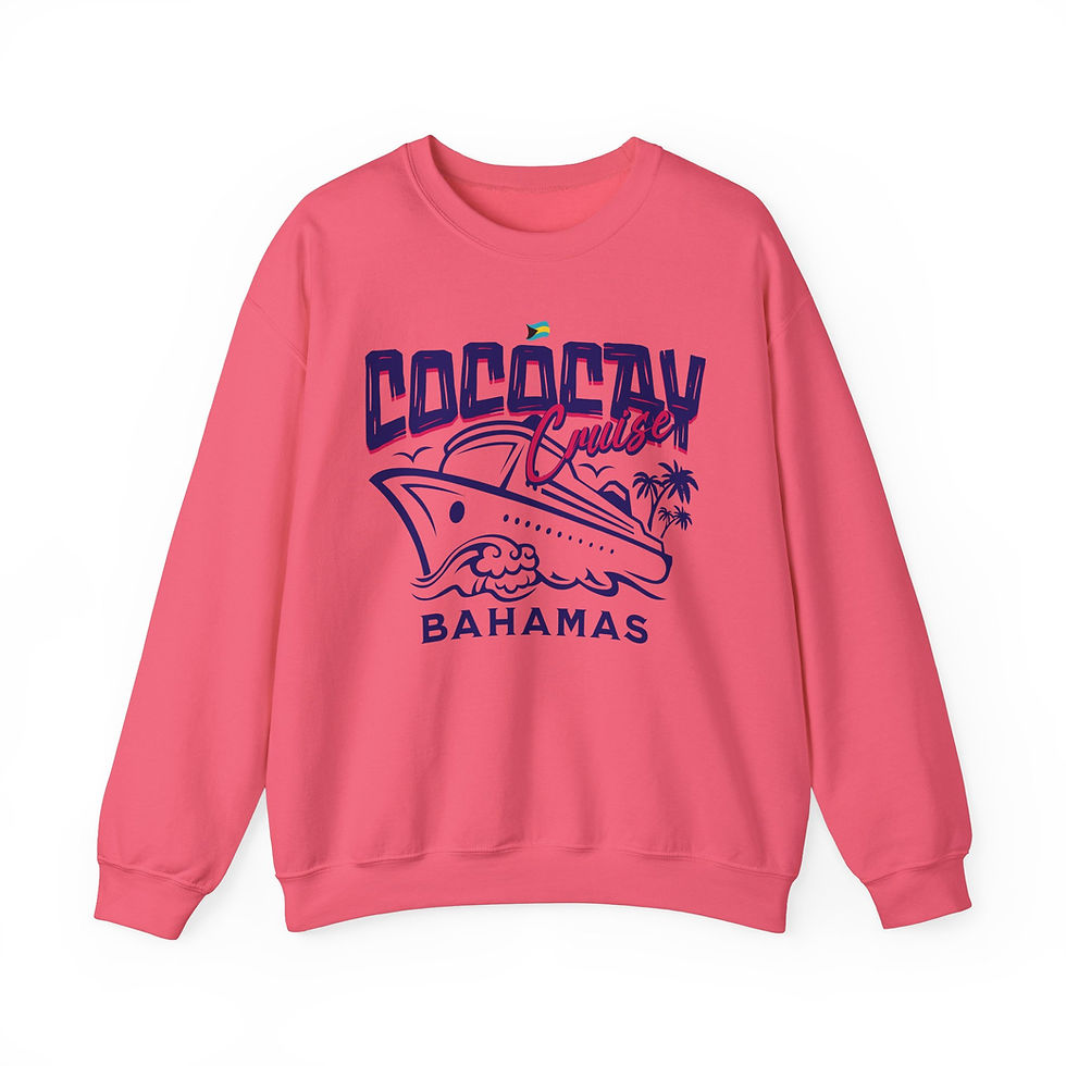 Thumbnail: Bahamas Souvenir Gift : CocoCay Bahamas Cruise Unisex Bahamas Sweatshirt
