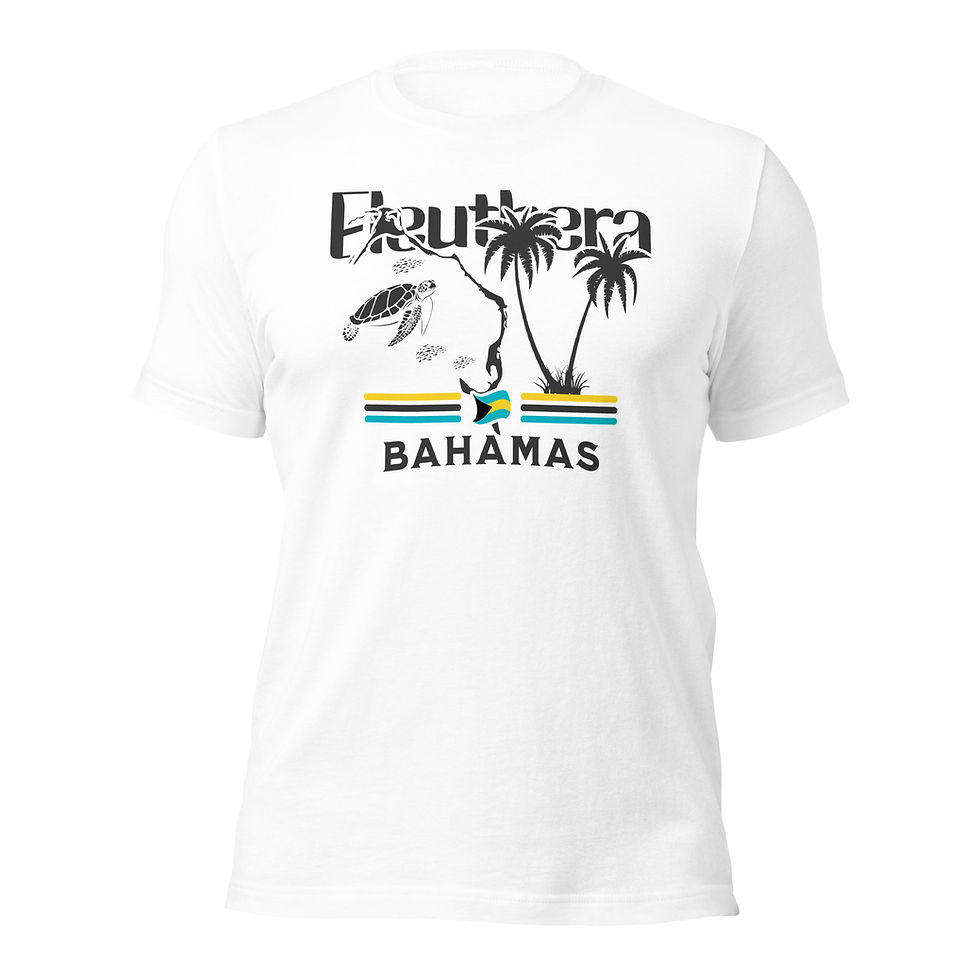 Thumbnail: Bahamas Souvenir Gift : Eleuthera Bahamas Island Unisex Bahamas Shirt