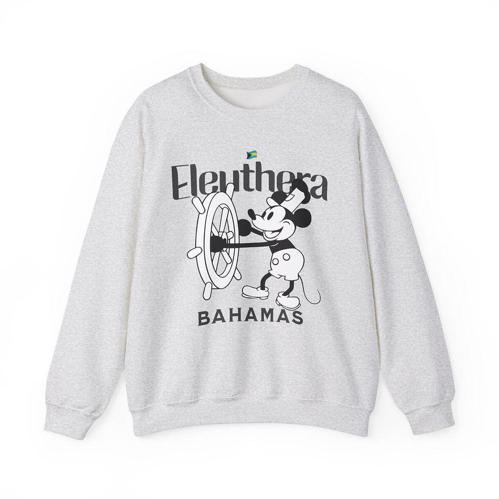 Thumbnail: Bahamas Souvenir Gift : Eleuthera Bahamas Unisex Bahamas Sweatshirt