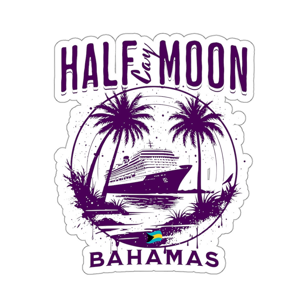 Thumbnail: Bahamas Souvenir Gift : Half Moon Cay Bahamas Island Bahamas Sticker