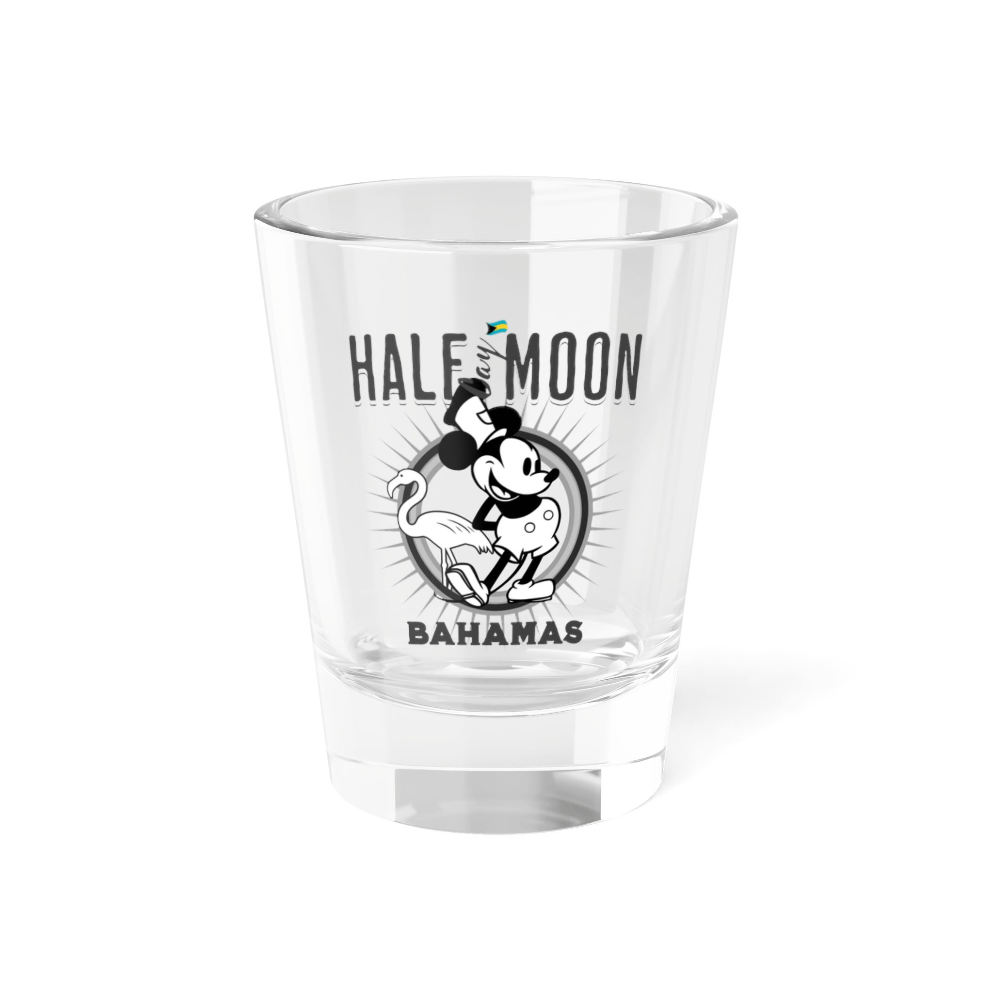 Bahamas Souvenir Gift : Half Moon Cay Bahamas Shot Glass