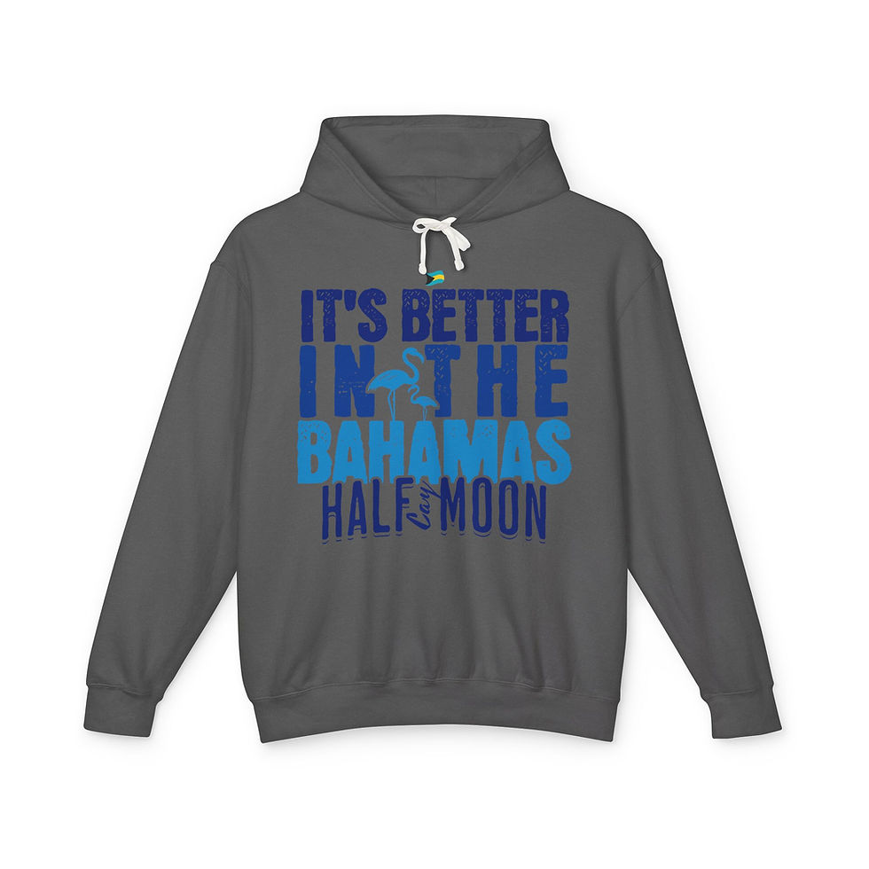 Thumbnail: Bahamas Souvenir Gift : Half Moon Cay Bahamas Cruise Unisex Bahamas Hoodie