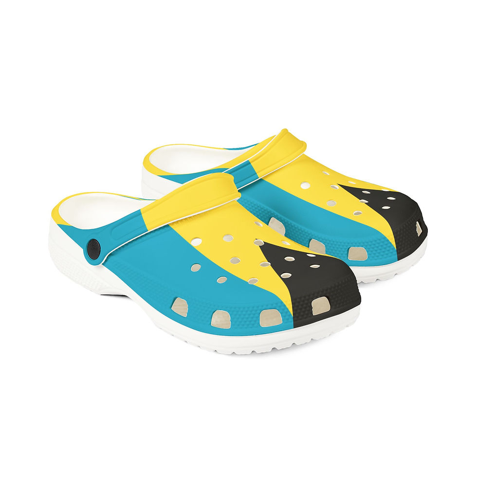 Thumbnail: Bahamas Flag : Bahamas Independence : EVA Foam Rubber Bahamas Shoes : Souvenir