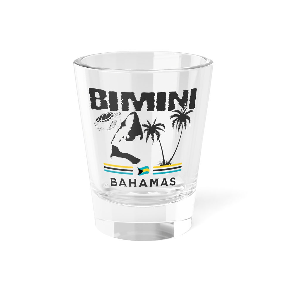 Bahamas Souvenir Gift : Bimini Bahamas Island Bahamas Shot Glass