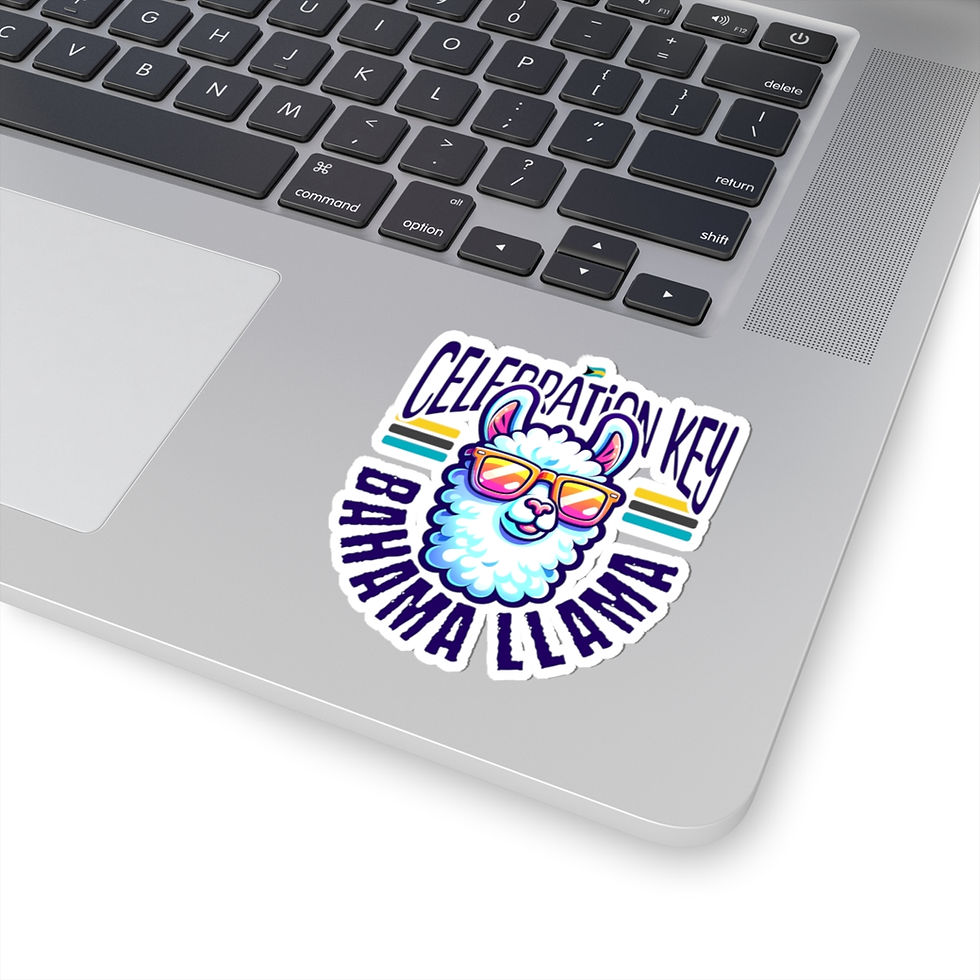 Thumbnail: Bahamas Souvenir Gift : Celebration Key Bahamas Bahama Llama Bahamas Sticker