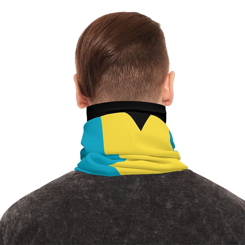 Thumbnail: Bahamas Flag : Bahamas Independence : Bahamas Neck Gaiter : Bahamas Souvenir