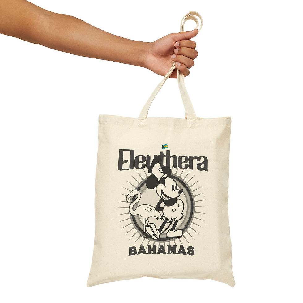Thumbnail: Bahamas Souvenir Gift : Eleuthera Bahamas Cruise Bahamas Tote Bag