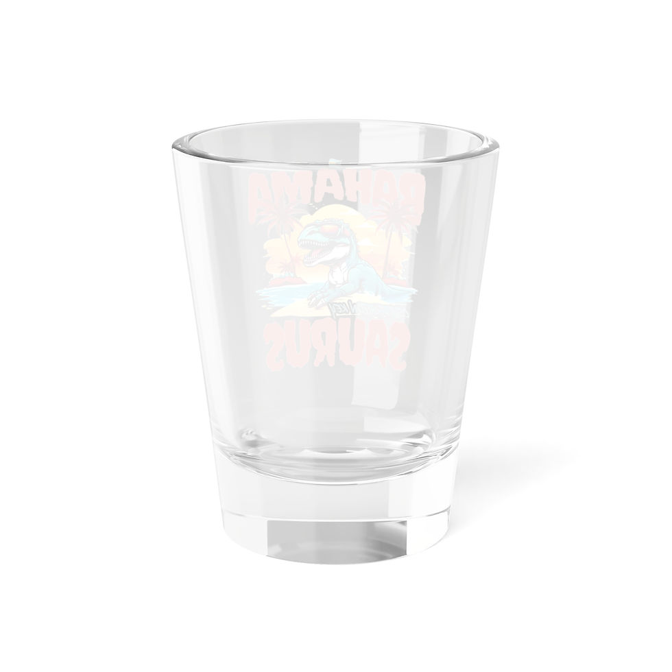 Thumbnail: Bahamas Souvenir Gift : Celebration Key Bahamasaurus T-Rex Bahamas Shot Glass