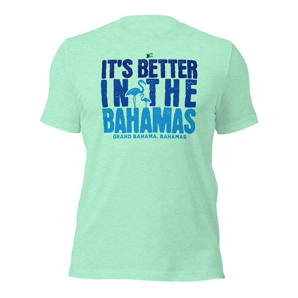 Thumbnail: Bahamas Souvenir Gift : Grand Bahama It's Better In The Unisex Bahamas Shirt