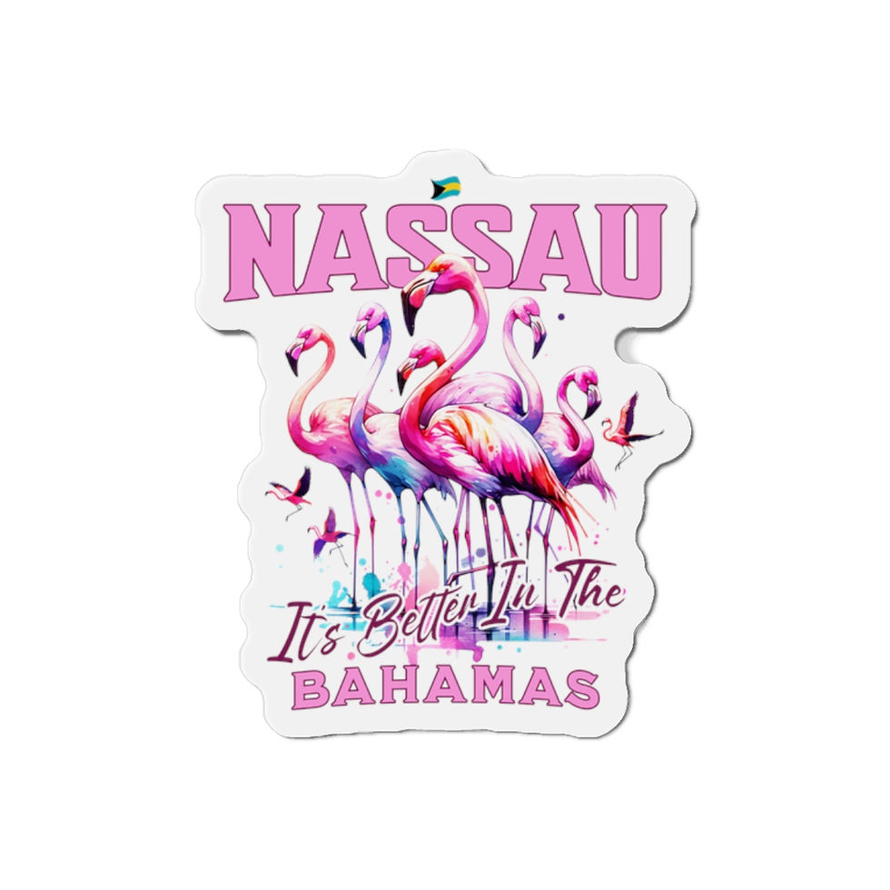 Thumbnail: Bahamas Souvenir Gift : Nassau Bahamas Flamingo Bahamas Magnet