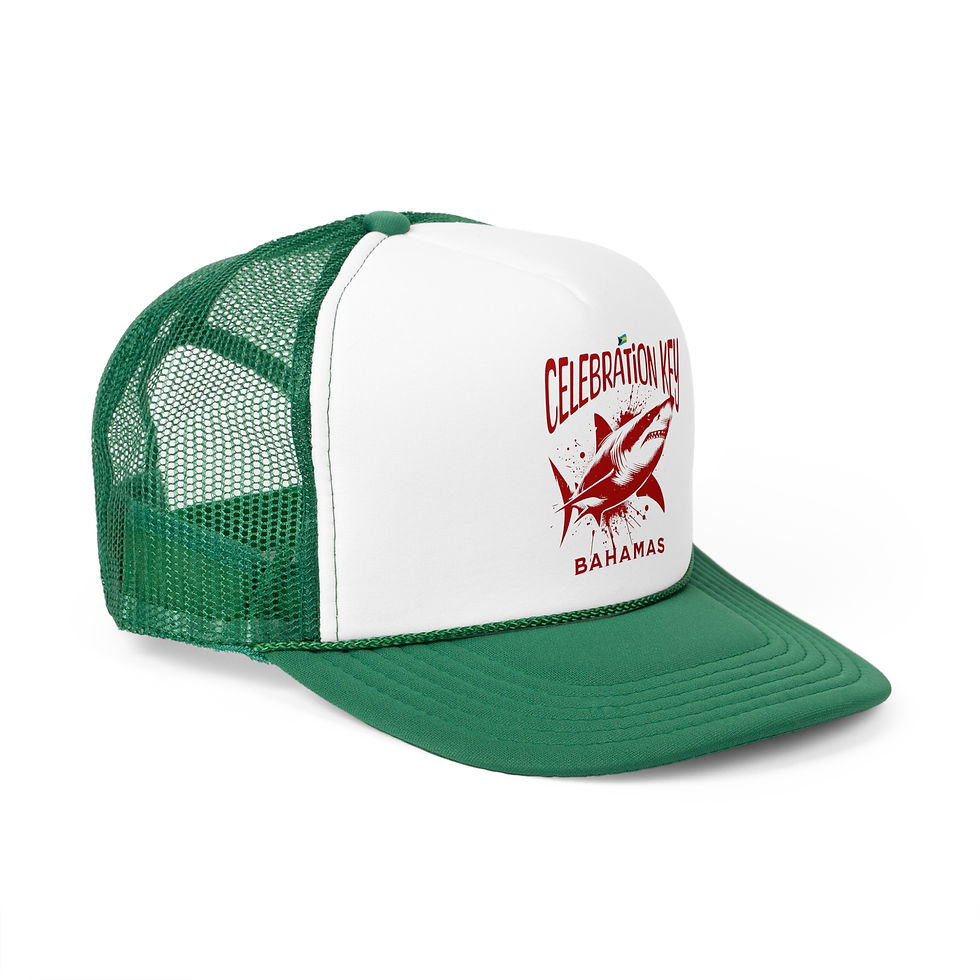 Thumbnail: Bahamas Souvenir Gift : Celebration Key Bahamas Shark Bahamas Hat