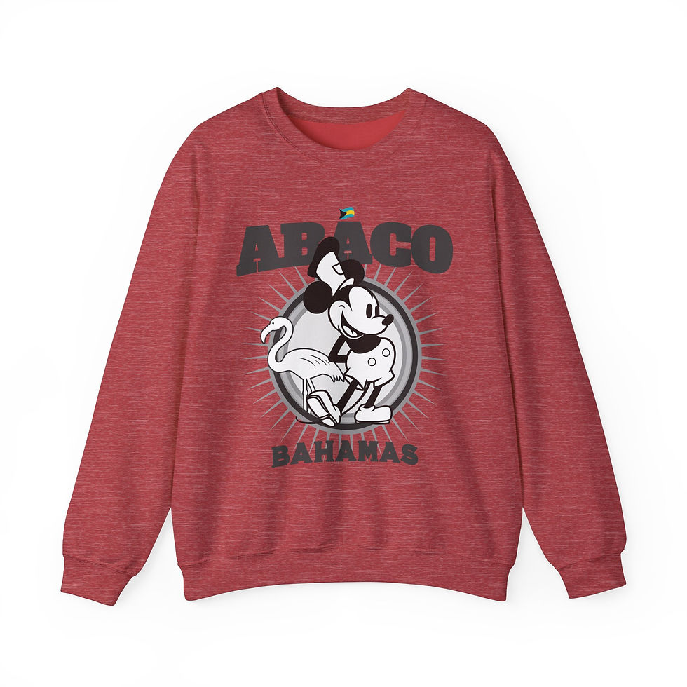 Thumbnail: Bahamas Souvenir Gift : Abaco Bahamas Unisex Bahamas Sweatshirt
