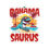 Thumbnail: Bahamas Souvenir Gift : CocoCay Bahamas Bahamasaurus T-Rex Bahamas Sticker