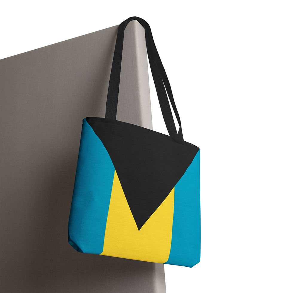 Thumbnail: Bahamas Flag : Bahamas Independence : Bahamas Tote Bag : Bahamas Souvenir Gift