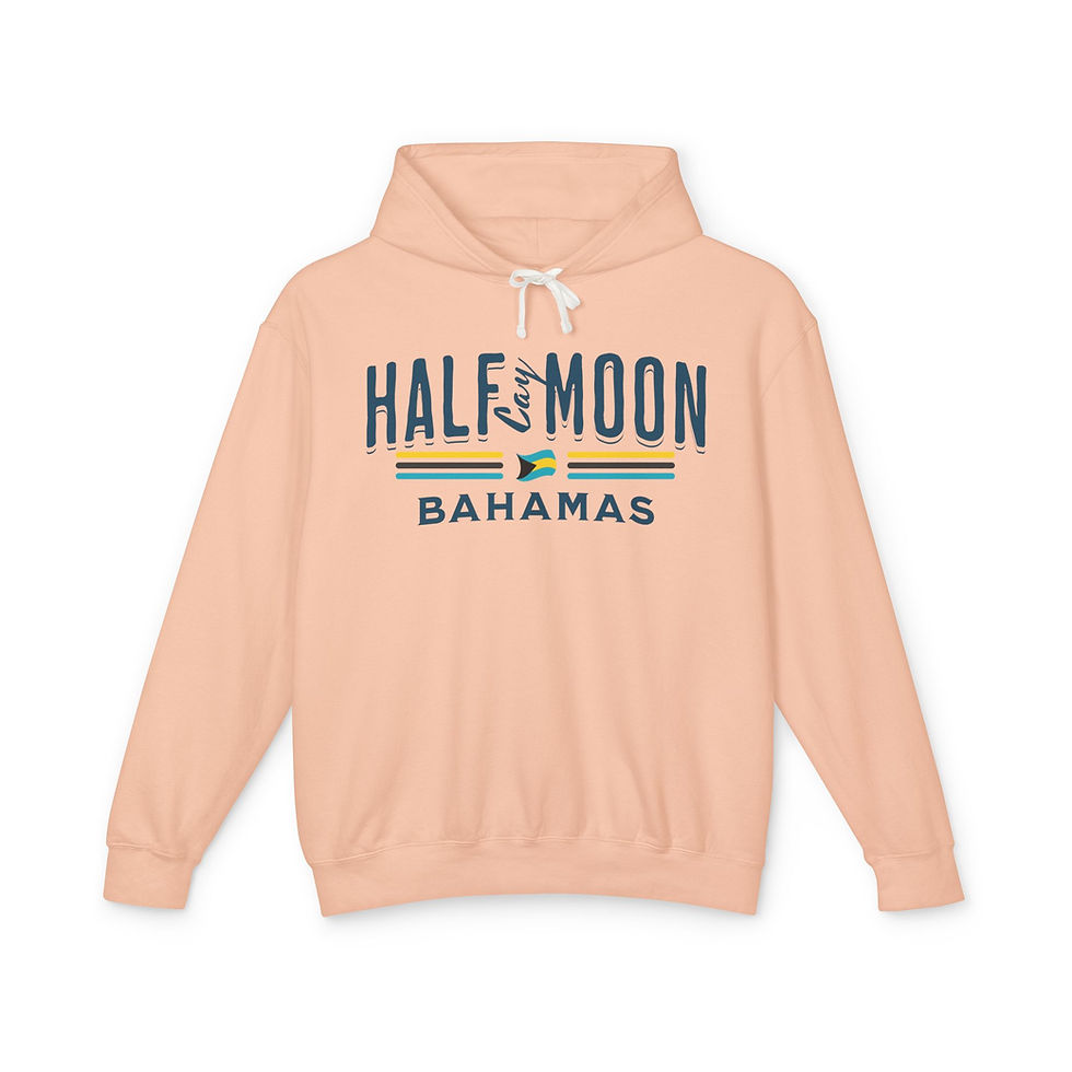 Thumbnail: Bahamas Souvenir Gift : Half Moon Cay Bahamas Flag Unisex Bahamas Hoodie