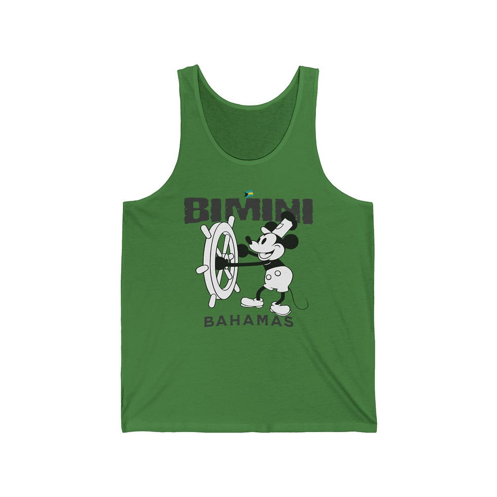 Thumbnail: Bahamas Souvenir Gift : Bimini Bahamas Unisex Bahamas Tank Top
