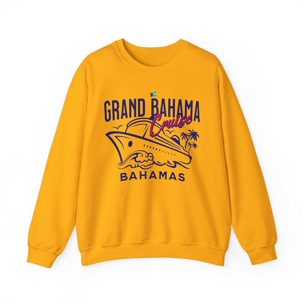 Thumbnail: Bahamas Souvenir Gift : Grand Bahama Bahamas Cruise Unisex Bahamas Sweatshirt