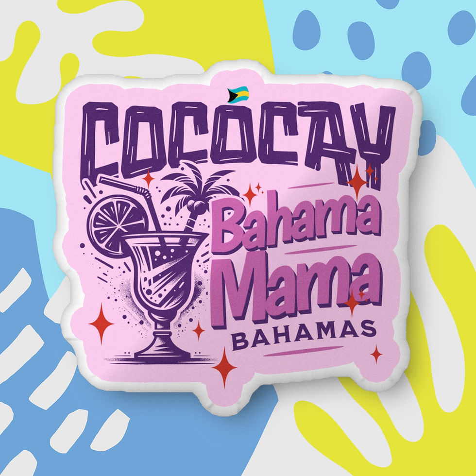 Bahamas Souvenir Gift : CocoCay Bahamas Bahama Mama Bahamas Pillow