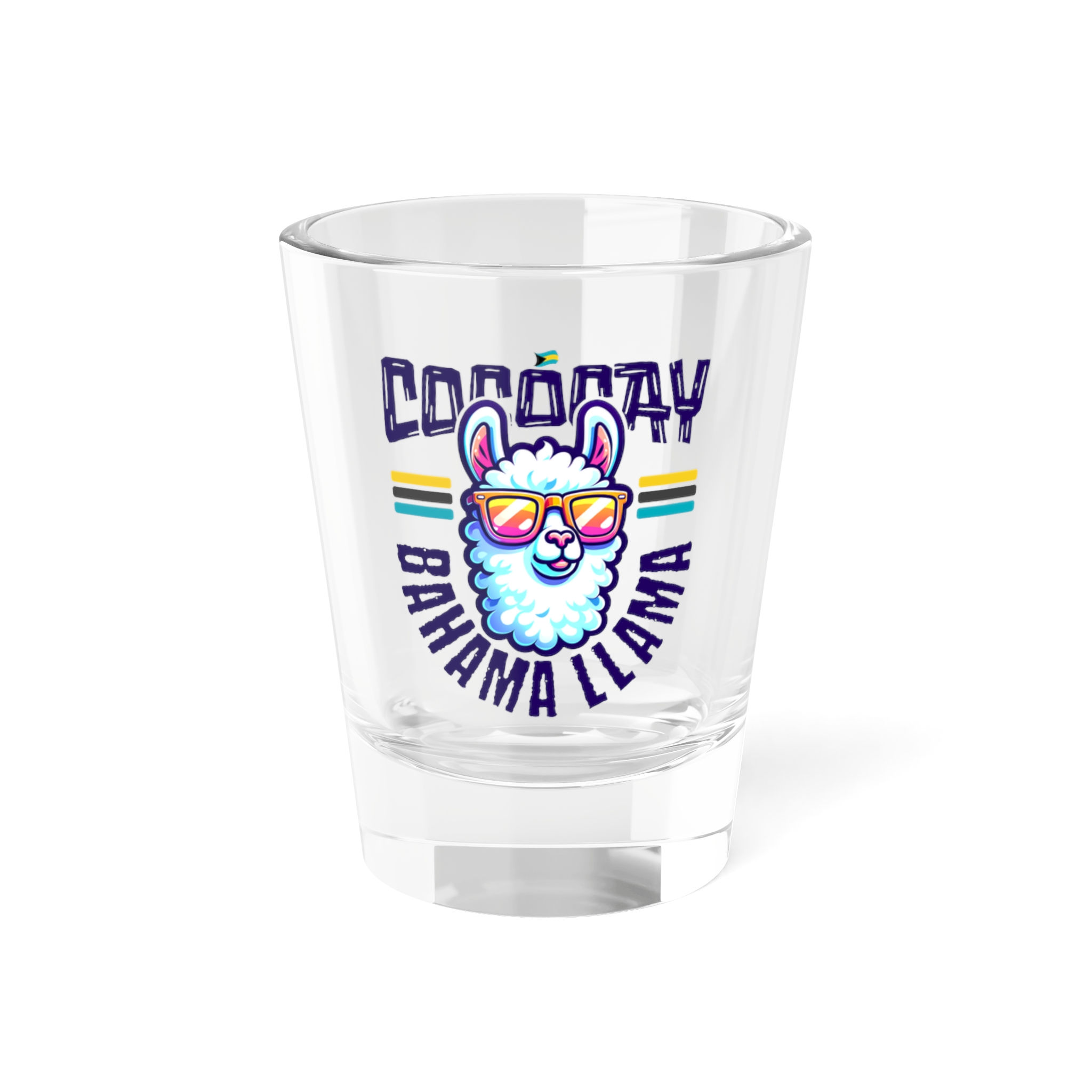 Bahamas Souvenir Gift : CocoCay Bahamas Bahama Llama Bahamas Shot Glass
