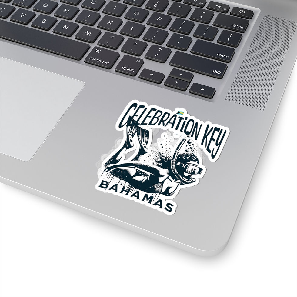 Thumbnail: Bahamas Souvenir Gift : Celebration Key Bahamas Snorkeling Bahamas Sticker