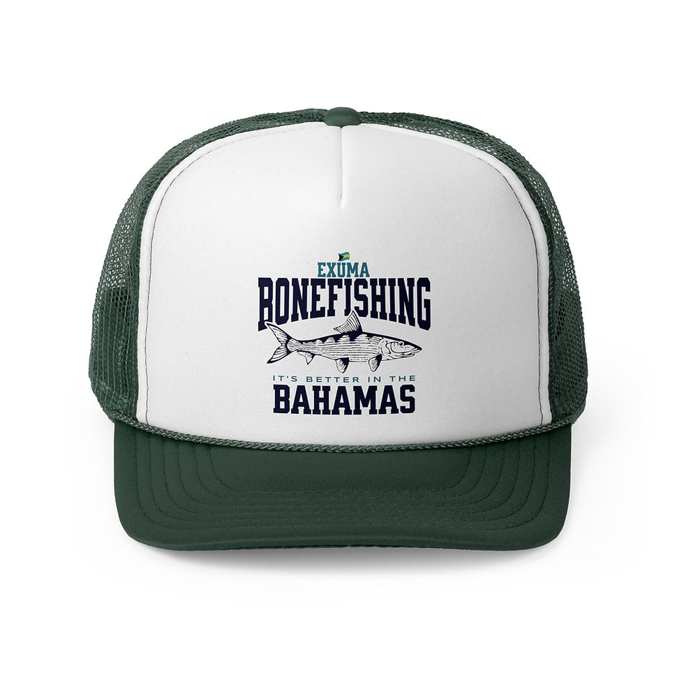Thumbnail: Bahamas Souvenir Gift : Exuma Bahamas Bonefishing Bonefish Bahamas Hat