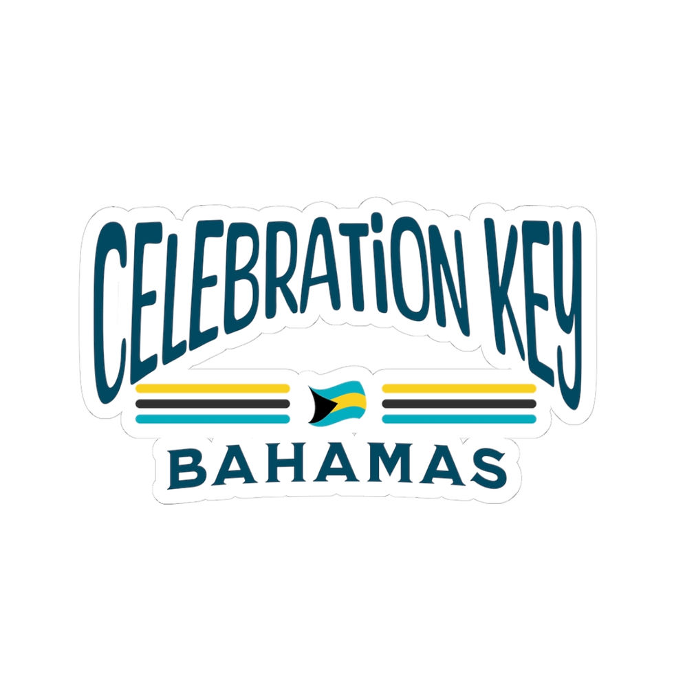Thumbnail: Bahamas Souvenir Gift : Celebration Key Bahamas Flag Bahamas Sticker