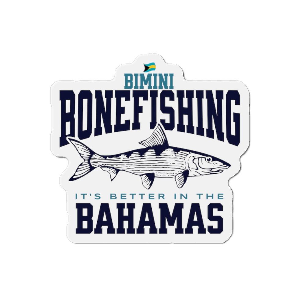 Thumbnail: Bahamas Souvenir Gift : Bimini Bahamas Bonefishing Bonefish Bahamas Magnet